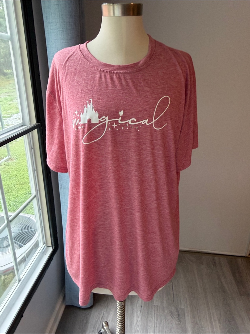 Pink 'Magical' Short Sleeve Tee 2x
